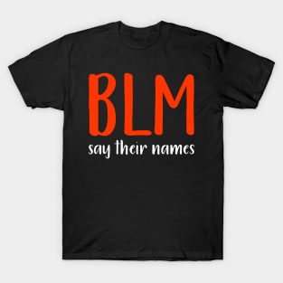 Black Lives Matter. Period. T-Shirt